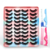 20 Pairs 3D Slik Lashes With Tweeter&Brushes